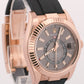 2023 PAPERS Rolex Sky-Dweller RHODIUM 18K Rose Gold Oysterflex 326235 42mm BOX