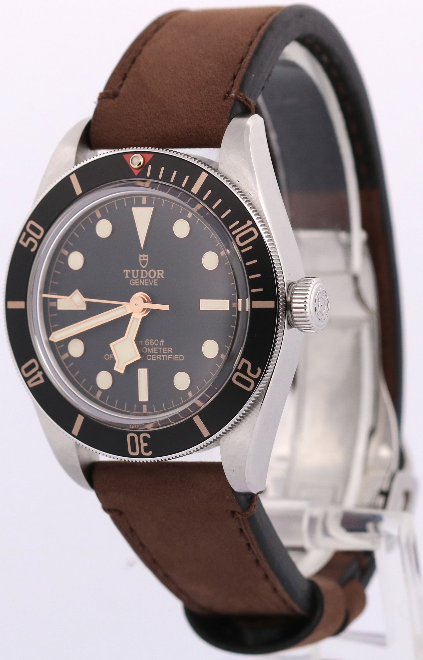 2020 PAPERS Tudor Black Bay 58 BLACK Red Stainless Steel Leather 39mm 79030N BOX