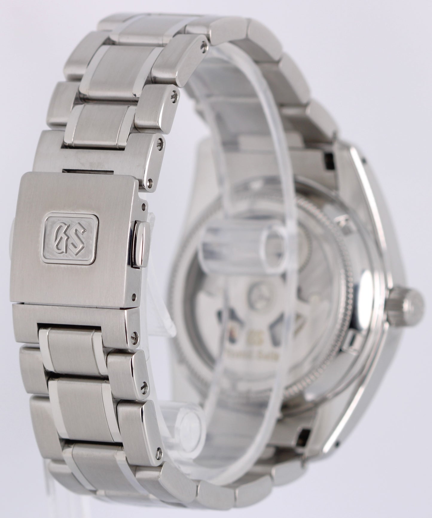 2022 Grand Seiko Heritage Collection SBGR215G Silver 37mm Steel Watch Box Papers