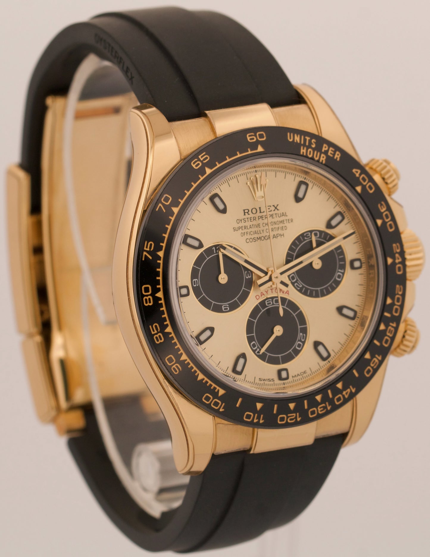 2019 PAPERS Rolex Daytona PIKACHU Champagne 18K Gold Oysterflex 116518 LN BOX