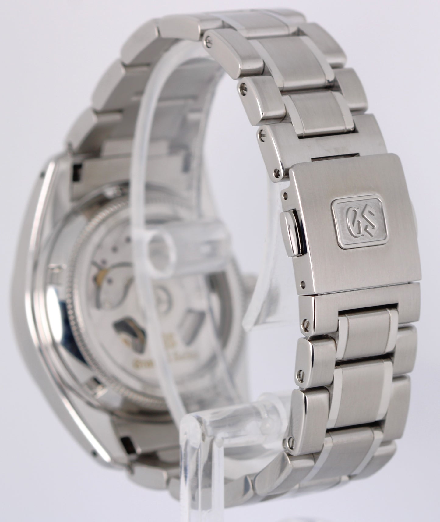2022 Grand Seiko Heritage Collection SBGR215G Silver 37mm Steel Watch Box Papers