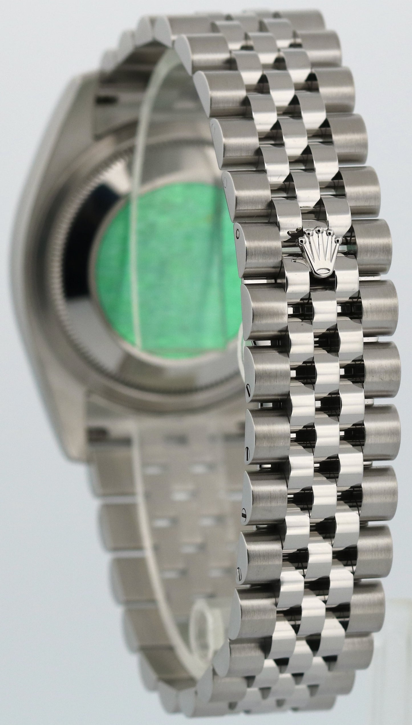 PAPERS Rolex DateJust 36mm SILVER DIAMOND Stainless Steel JUBILEE 18K 116234 BOX