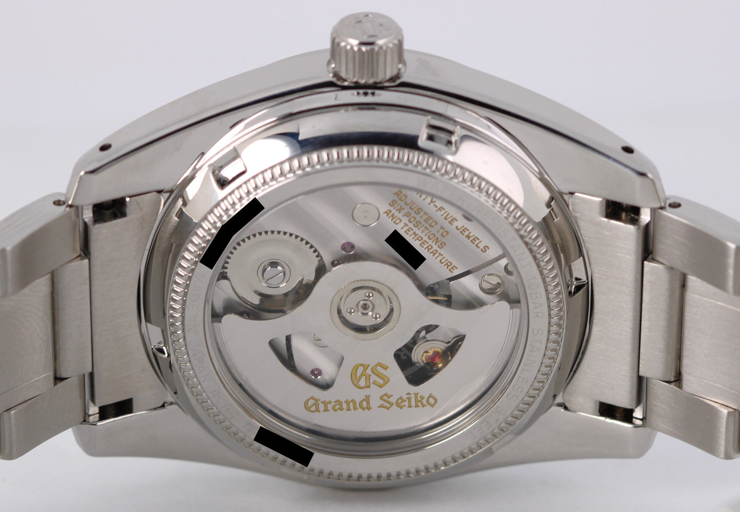 2022 Grand Seiko Heritage Collection SBGR215G Silver 37mm Steel Watch Box Papers