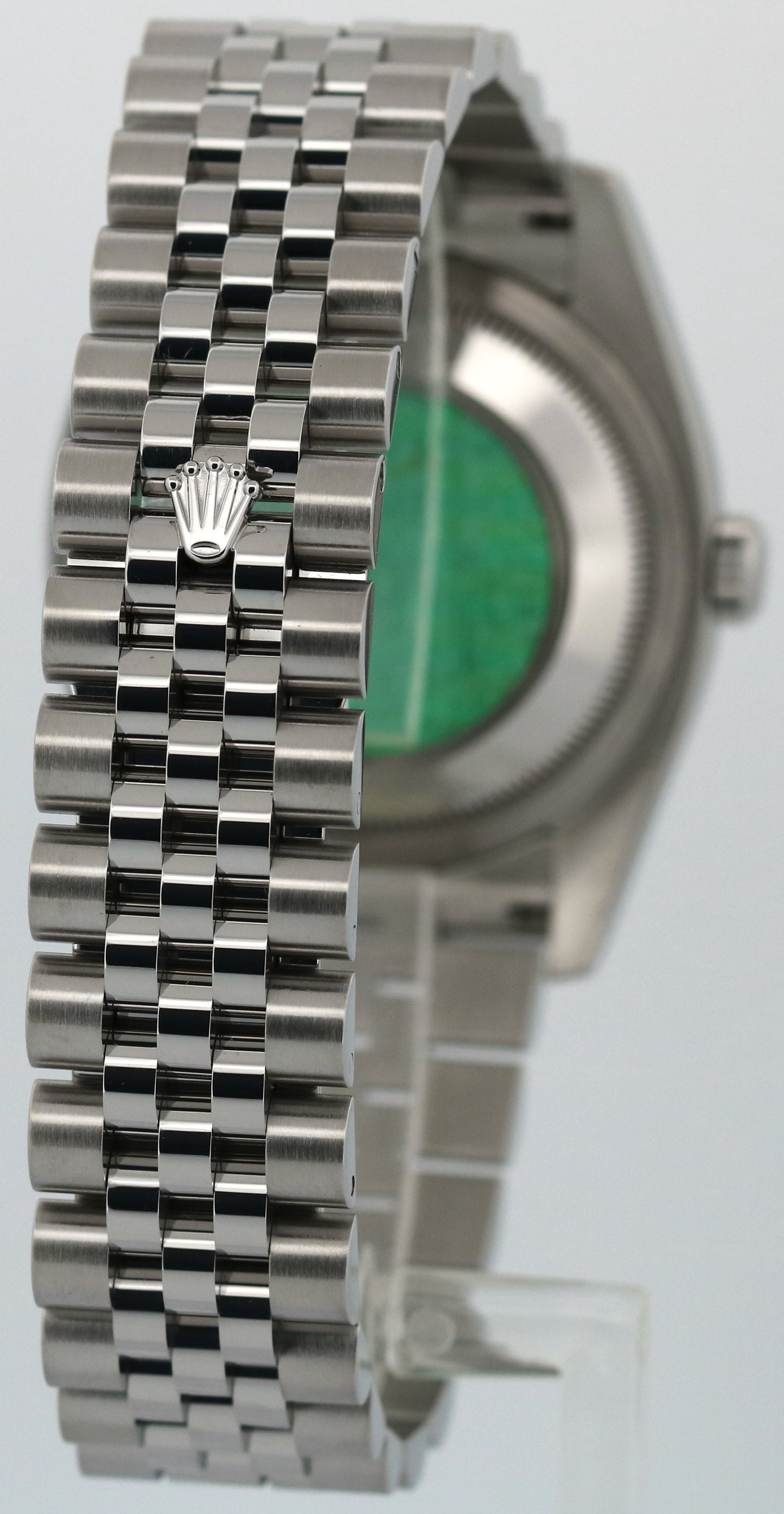 PAPERS Rolex DateJust 36mm SILVER DIAMOND Stainless Steel JUBILEE 18K 116234 BOX