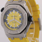 Audemars Piguet Royal Oak Offshore Diver YELLOW Blue Steel Rubber 42mm 15710ST