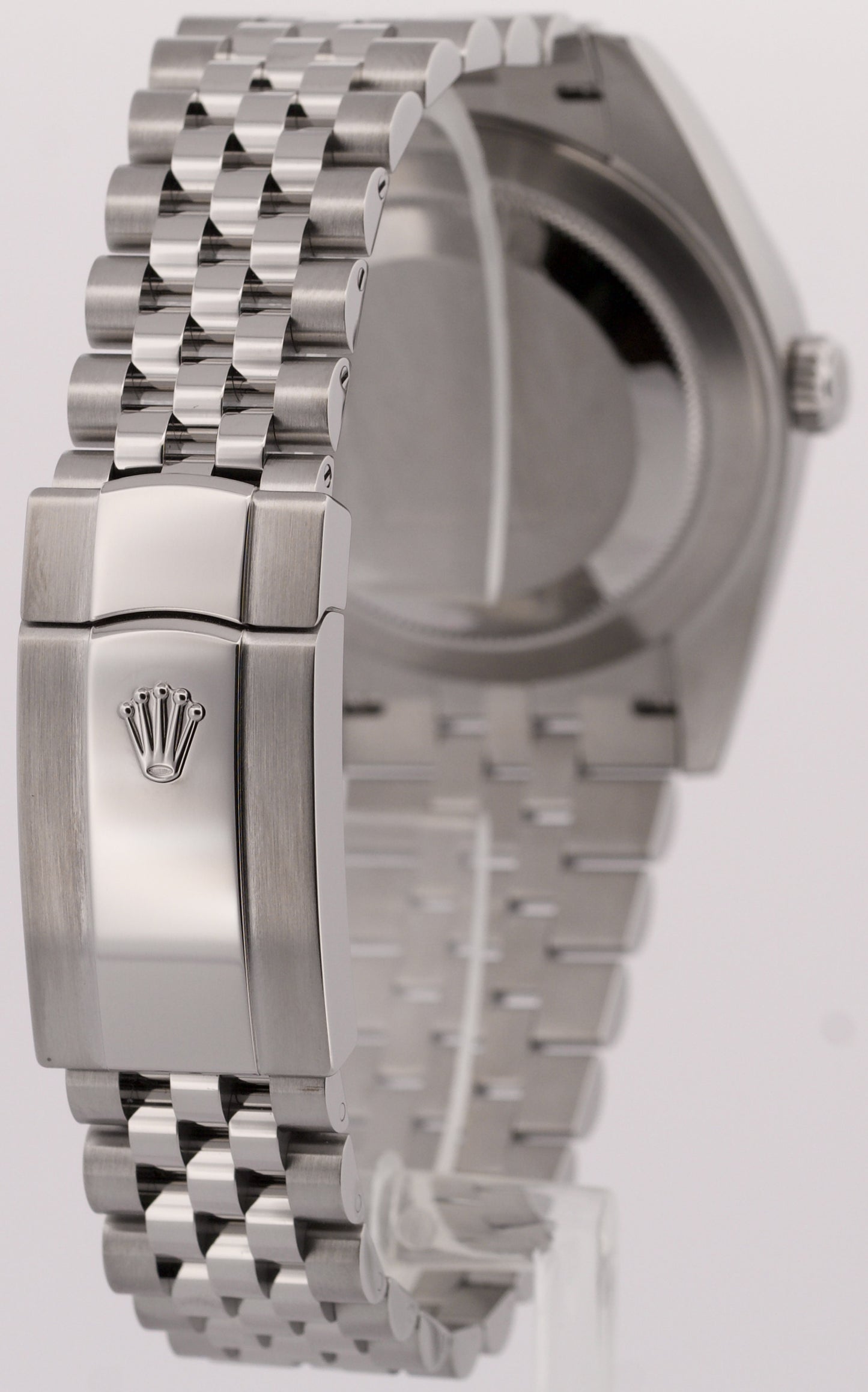 2023 PAPERS Rolex DateJust 41 GREEN MOTIF Stainless JUBILEE 41mm 126300 BOX