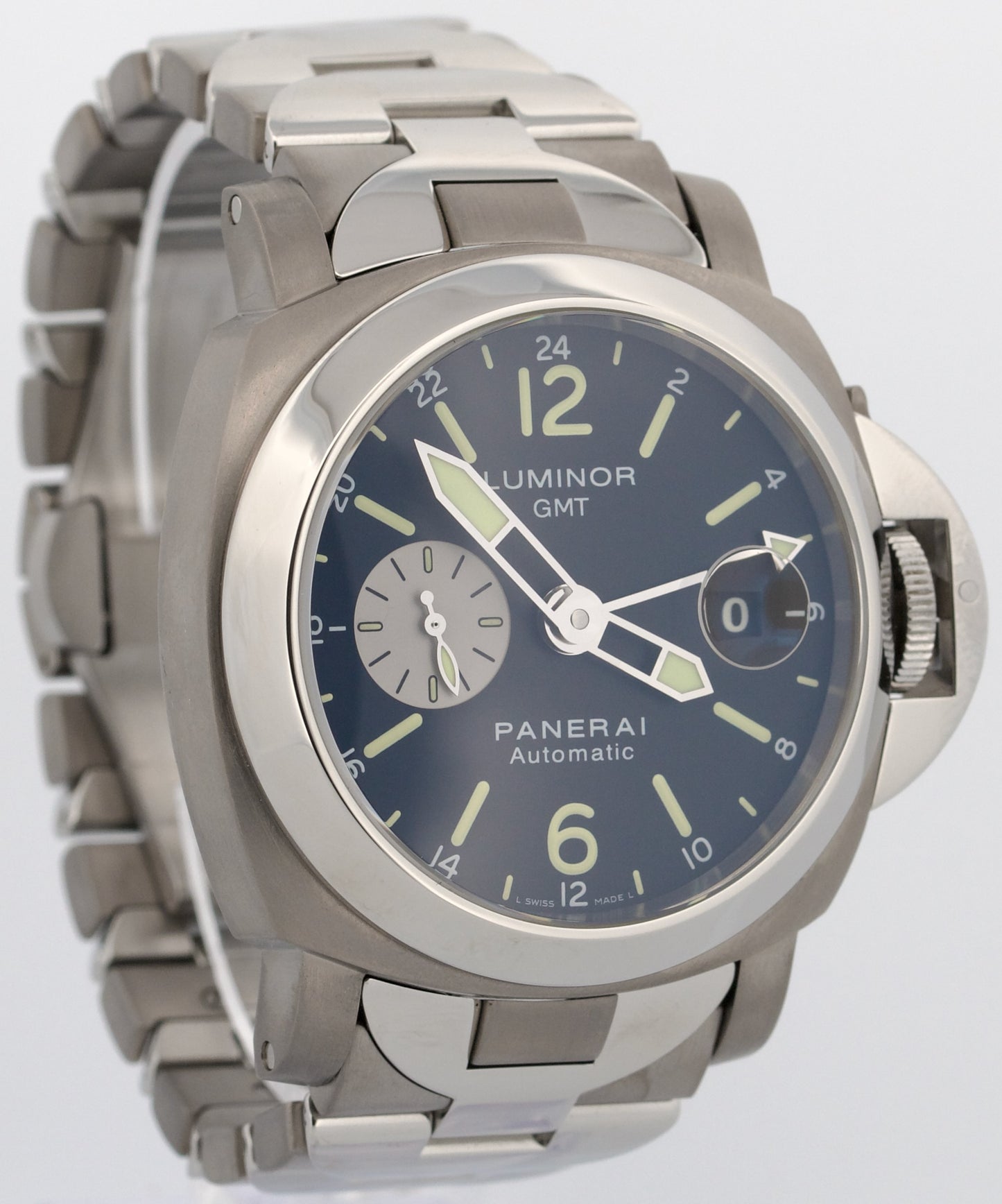 Panerai Luminor GMT PAM 161 Automatic Black TITANIUM Stainless 44mm PAM00161