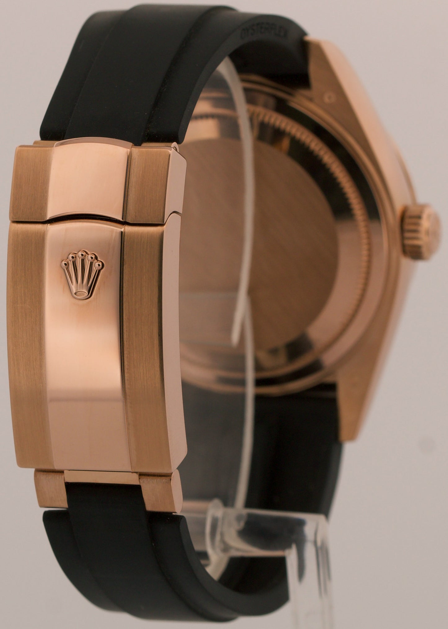 2023 PAPERS Rolex Sky-Dweller CHOCOLATE Brown 18K Oysterflex 326235 42mm BOX
