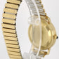 Vintage Movado Zenith Museum 36 2020 496 14k Yellow Gold Black 34mm Quartz Watch
