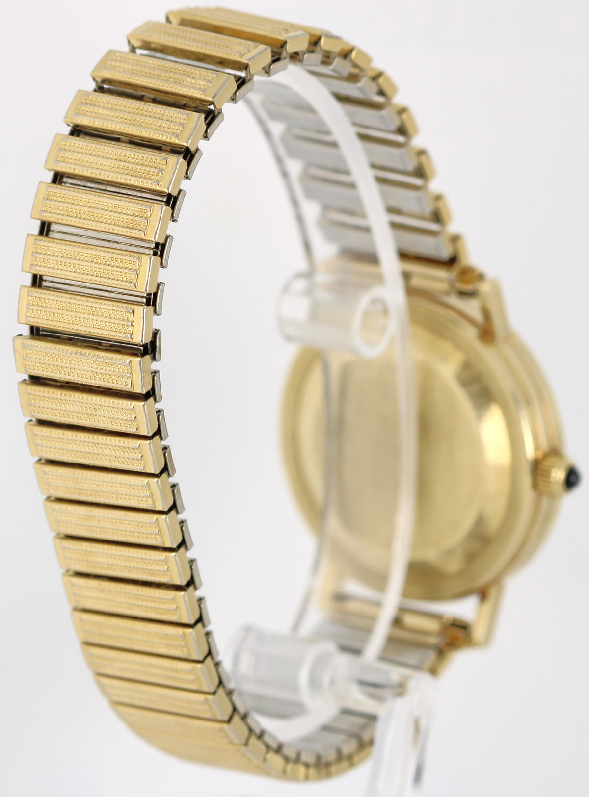 Vintage Movado Zenith Museum 36 2020 496 14k Yellow Gold Black 34mm Quartz Watch
