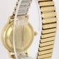 Vintage Movado Zenith Museum 36 2020 496 14k Yellow Gold Black 34mm Quartz Watch