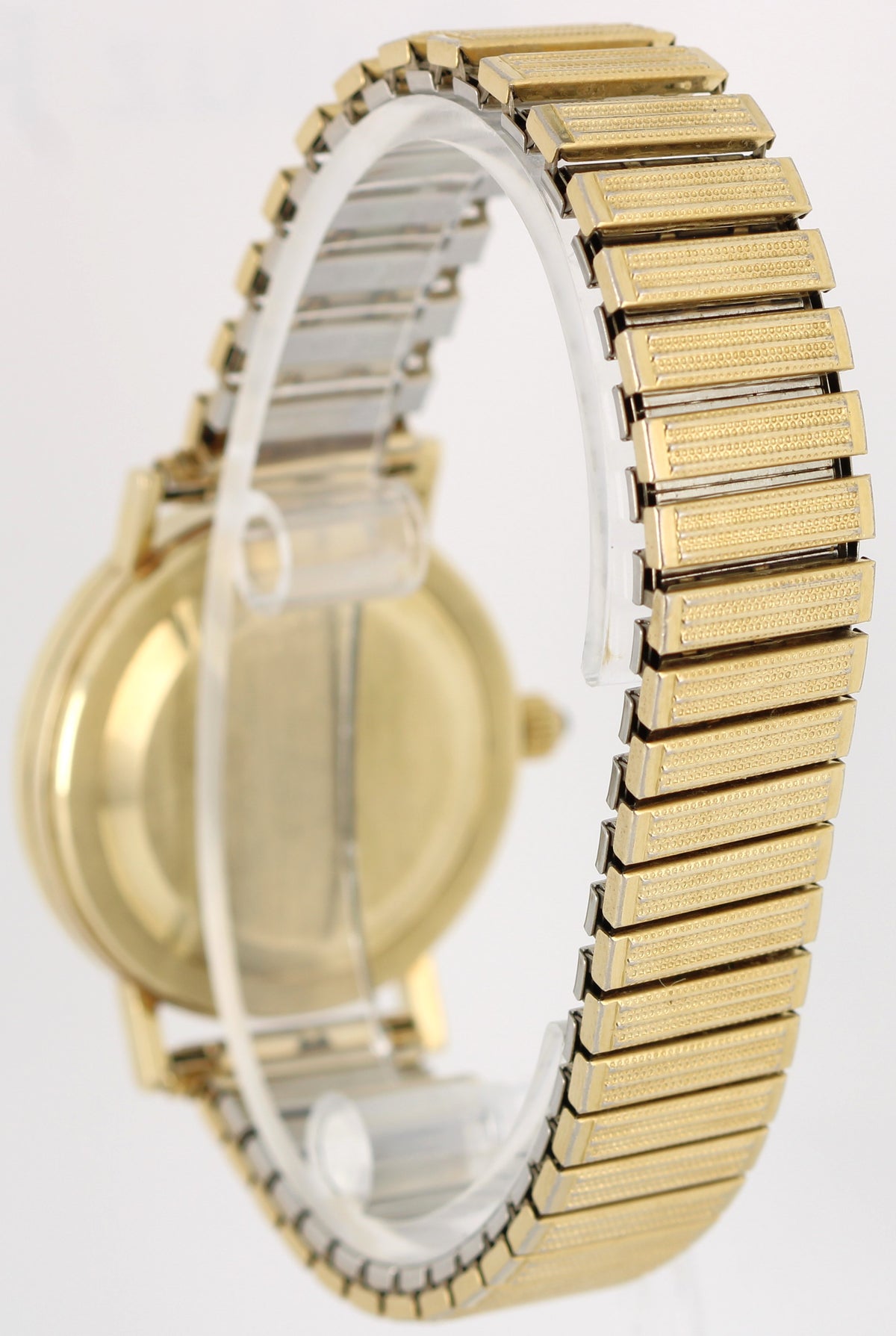 Vintage Movado Zenith Museum 36 2020 496 14k Yellow Gold Black 34mm Quartz Watch