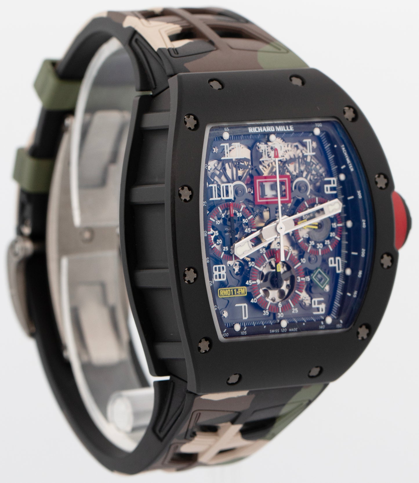 PAPERS Richard Mille RM11-FM FELIPE MASSA Black Carbon RM011-FM AL CA Watch BOX