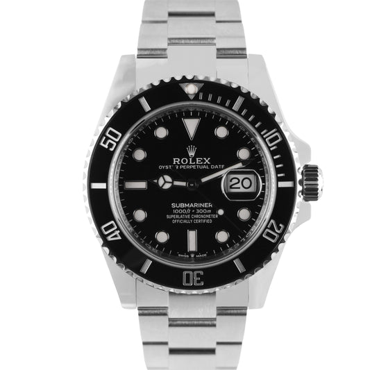 BRAND NEW FEB 2024 PAPERS Rolex Submariner Date Ceramic 41mm 126610 LN Watch BOX