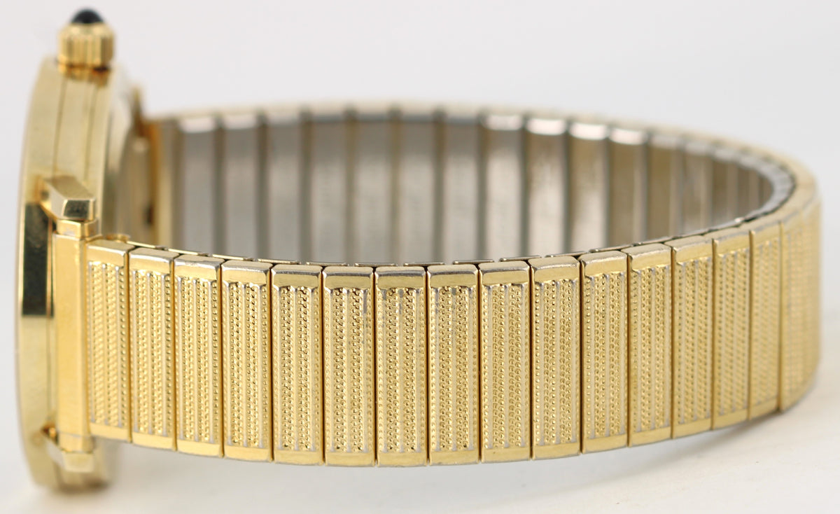 Vintage Movado Zenith Museum 36 2020 496 14k Yellow Gold Black 34mm Quartz Watch
