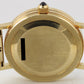 Vintage Movado Zenith Museum 36 2020 496 14k Yellow Gold Black 34mm Quartz Watch