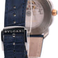2023 PAPERS BVLGARI Bulgari Octo Roma BLUE 41mm 18K Rose Gold Steel 103205 BOX