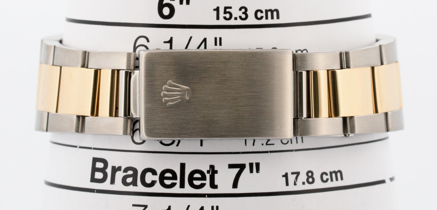 1991 Rolex GMT-Master II Brown ROOT BEER Two-Tone 18K Gold Steel OYSTER 16713