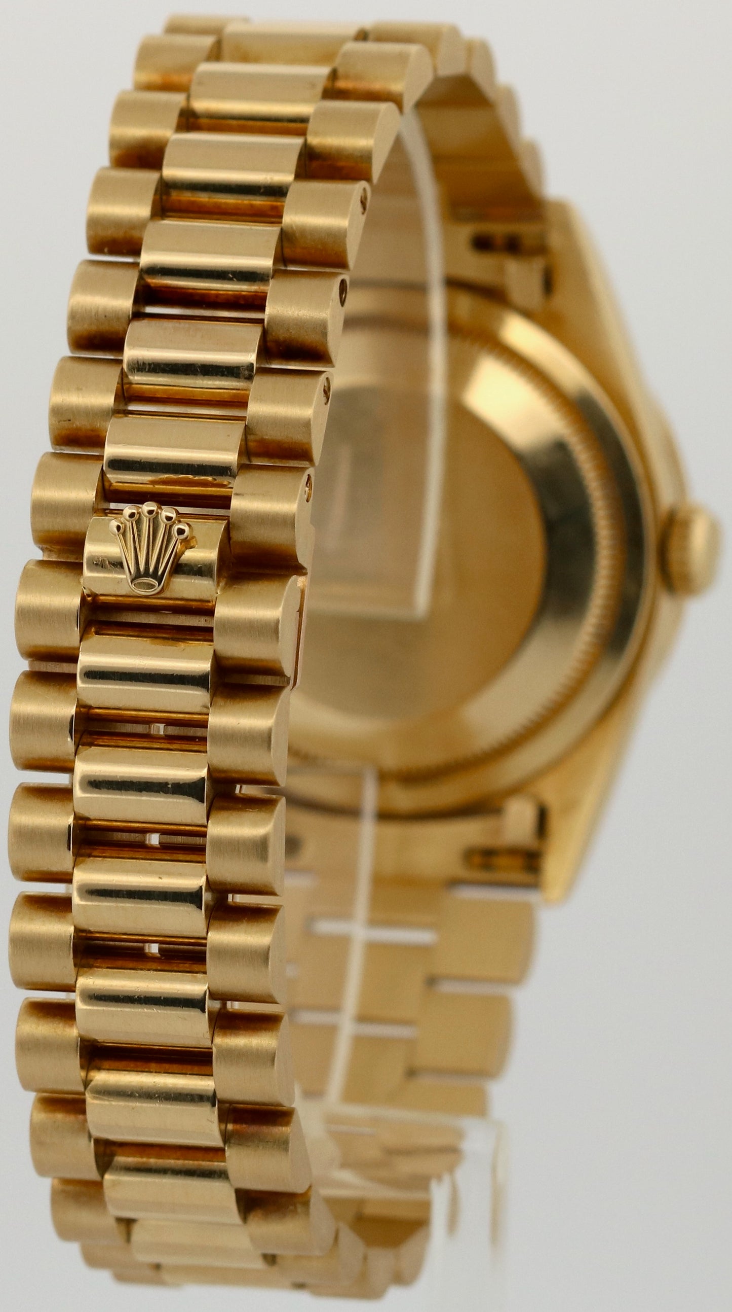Rolex Day-Date President FACTORY BLUE DIAMOND 36mm 18K Yellow Gold Watch 18348