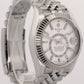 2024 PAPERS Rolex Sky-Dweller WHITE 42mm Steel 18K Gold JUBILEE Watch 336934 BOX