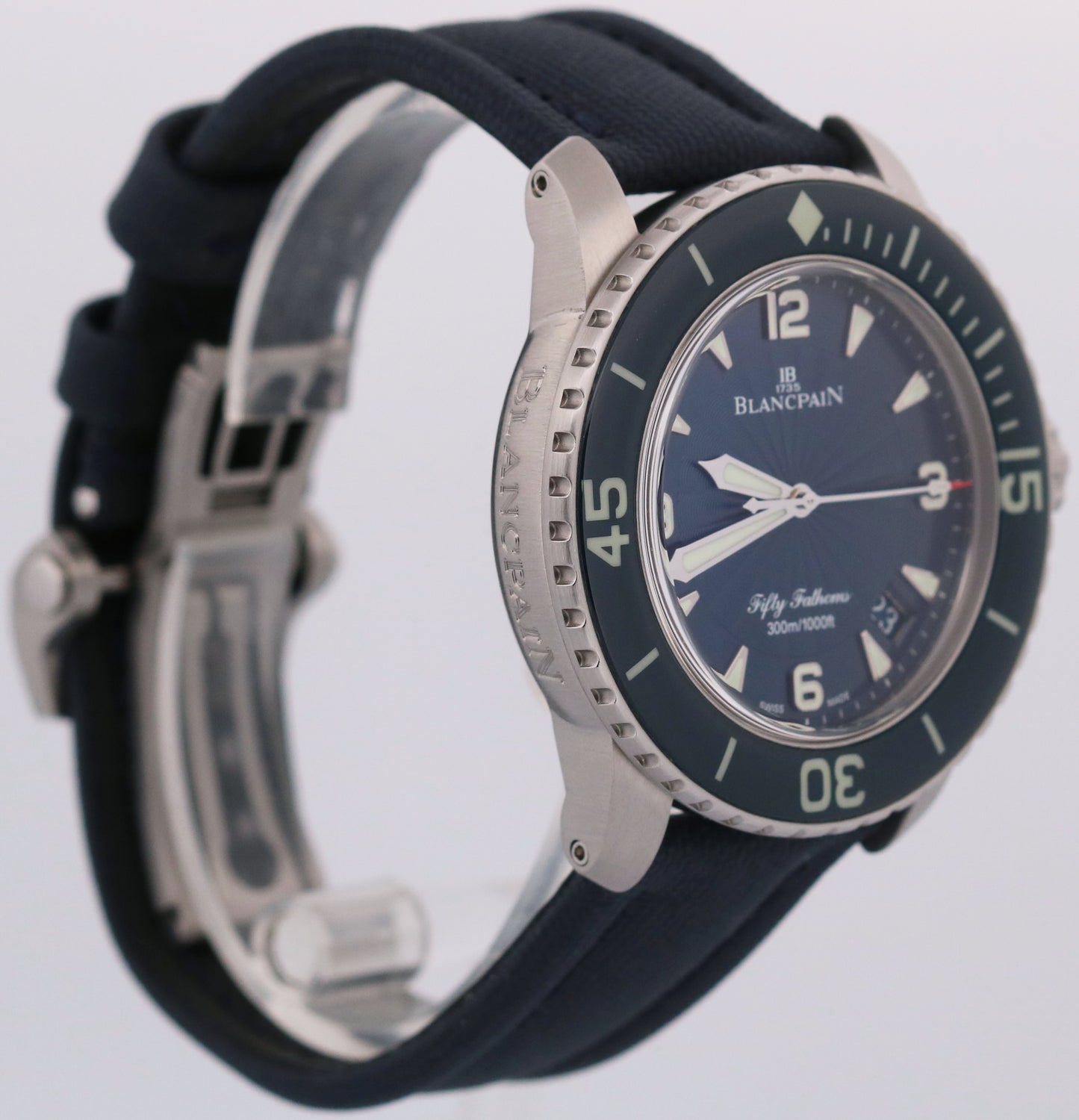 Blancpain Fifty Fathoms 5015D-1140-52B Blue Steel 45mm  Automatic Dive Watch
