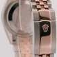 Rolex DateJust RHODIUM ROMAN DIAMOND 18K Rose Gold Steel JUBILEE 36mm 126231
