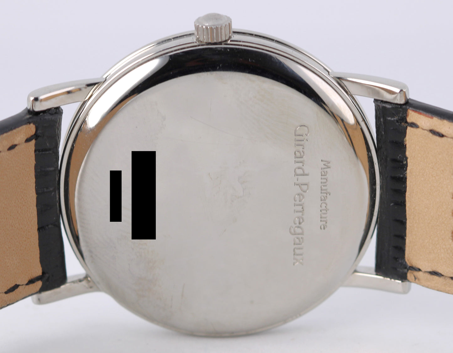 Girard-Perregaux Classic Automatic Date 4770 Silver Roman Numeral 34mm Watch