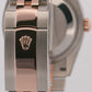 Rolex DateJust RHODIUM ROMAN DIAMOND 18K Rose Gold Steel JUBILEE 36mm 126231