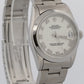 Ladies Rolex DateJust WHITE ROMAN 31mm Stainless Steel Oyster Smooth 78240 Watch