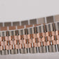 Rolex DateJust RHODIUM ROMAN DIAMOND 18K Rose Gold Steel JUBILEE 36mm 126231