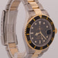 2017 RSC Rolex Submariner Date 40mm BLACK 18K Yellow Gold NO-HOLES Steel 16613