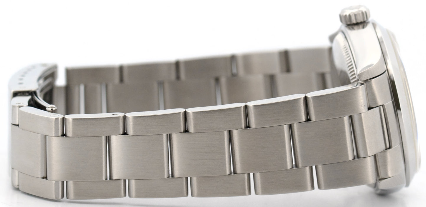 Ladies Rolex DateJust WHITE ROMAN 31mm Stainless Steel Oyster Smooth 78240 Watch