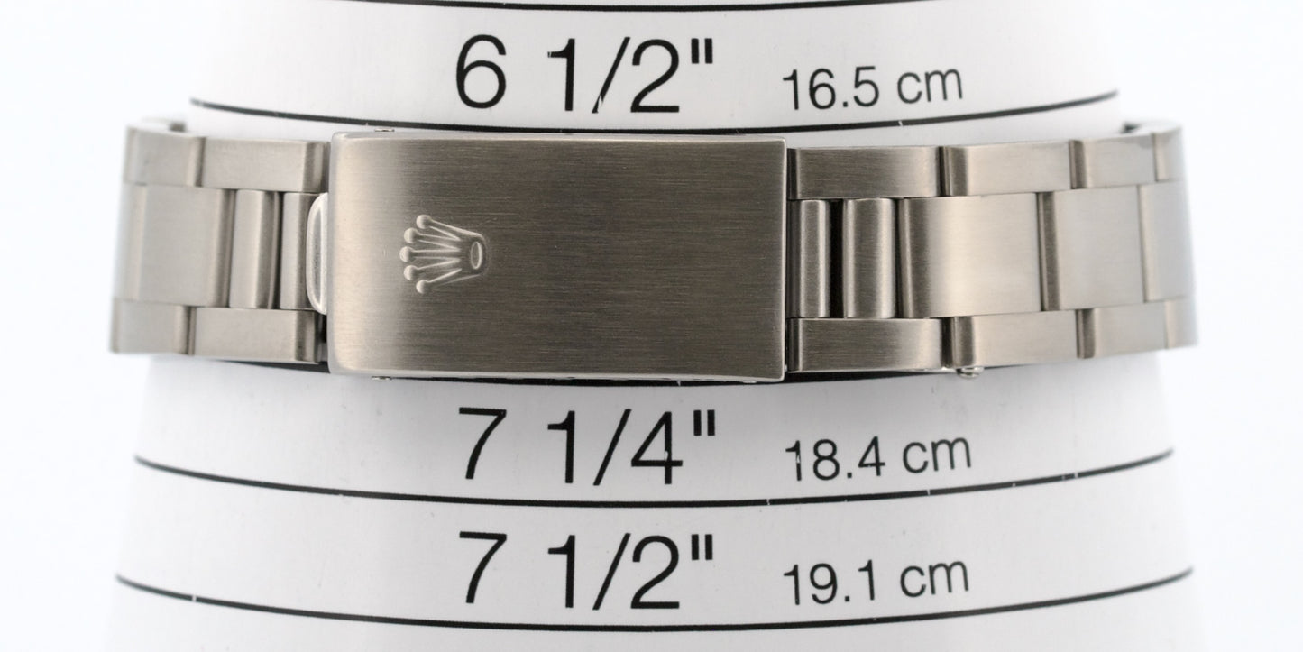 Ladies Rolex DateJust WHITE ROMAN 31mm Stainless Steel Oyster Smooth 78240 Watch