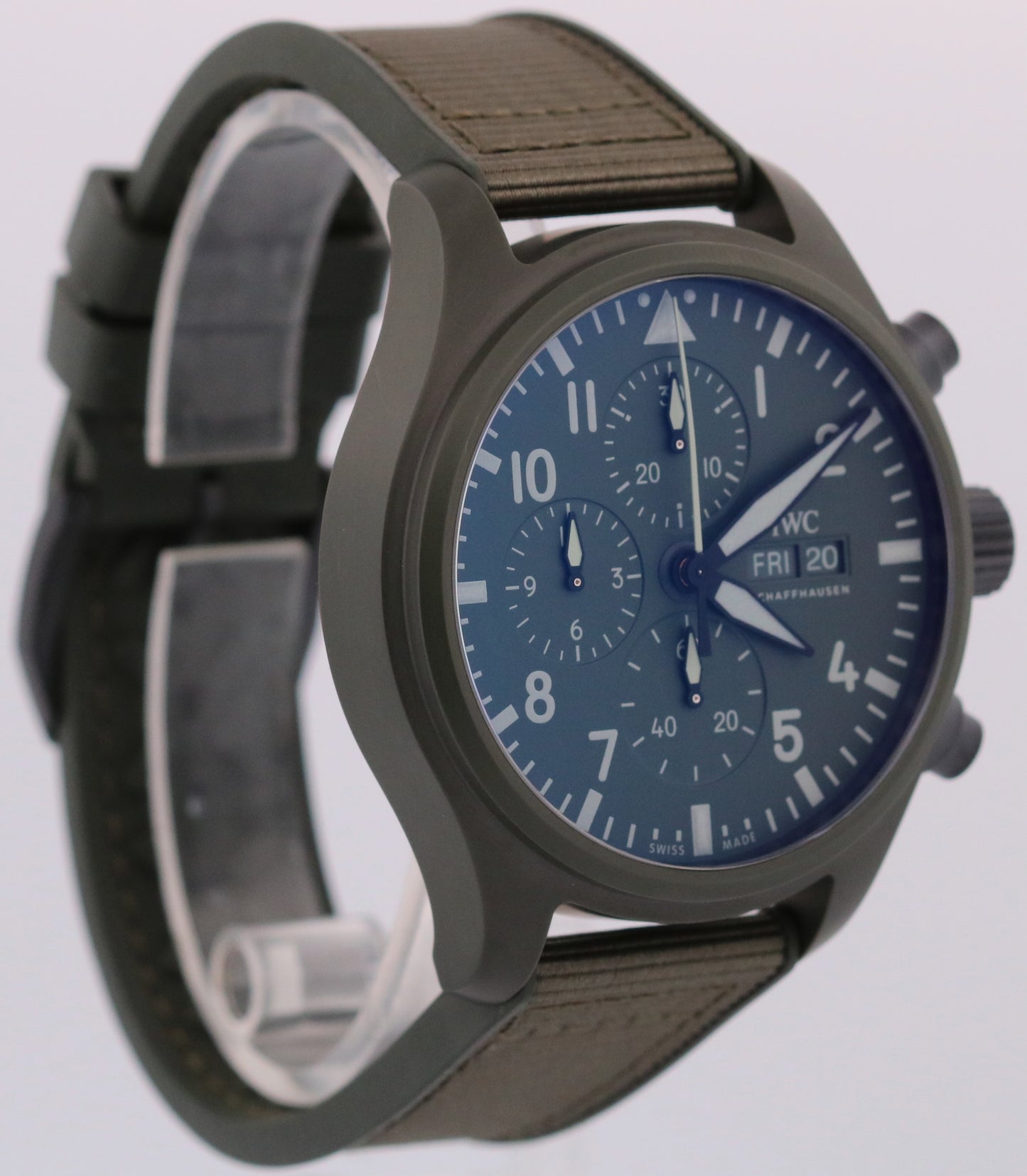 2026 IWC Pilot's Top Gun IW389106 Woodland Green Ceramic 44.5mm Box Papers