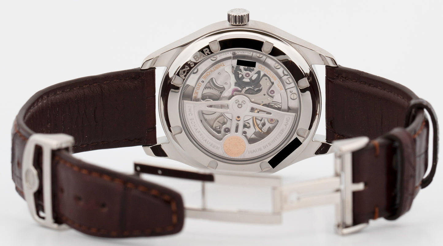 2023 IWC Portugieser PAPERS Stainless Steel Silver 40mm Watch IW358303 BOX