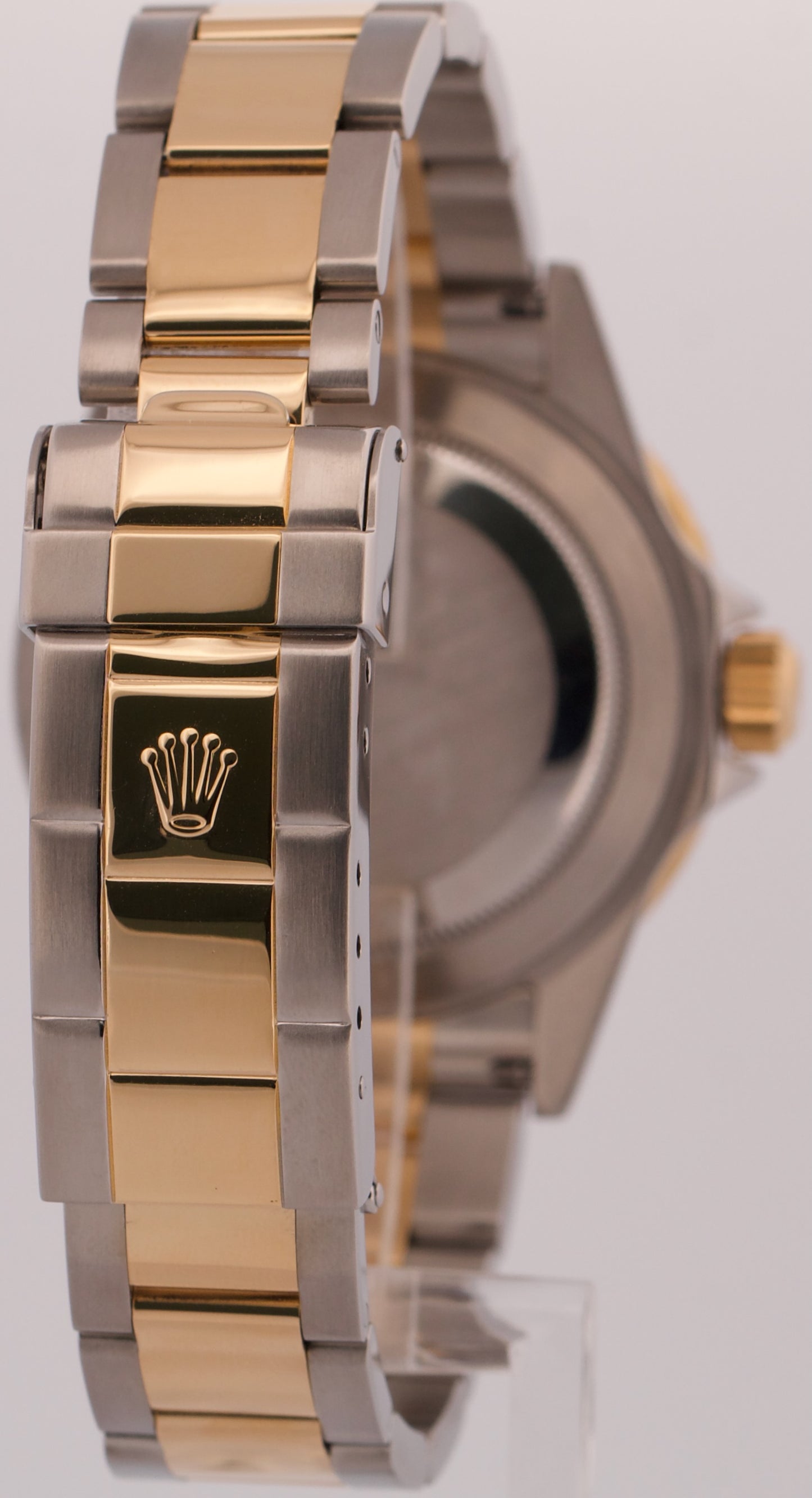 2017 RSC Rolex Submariner Date 40mm BLACK 18K Yellow Gold NO-HOLES Steel 16613