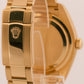 Rolex Sky-Dweller CHAMPAGNE ARABIC 18K Yellow Gold Fluted 42mm 326938 Watch