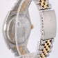 Vintage Rolex Datejust 1601 Two-Tone 18k Gold Steel Champagne Diamond 36mm Watch