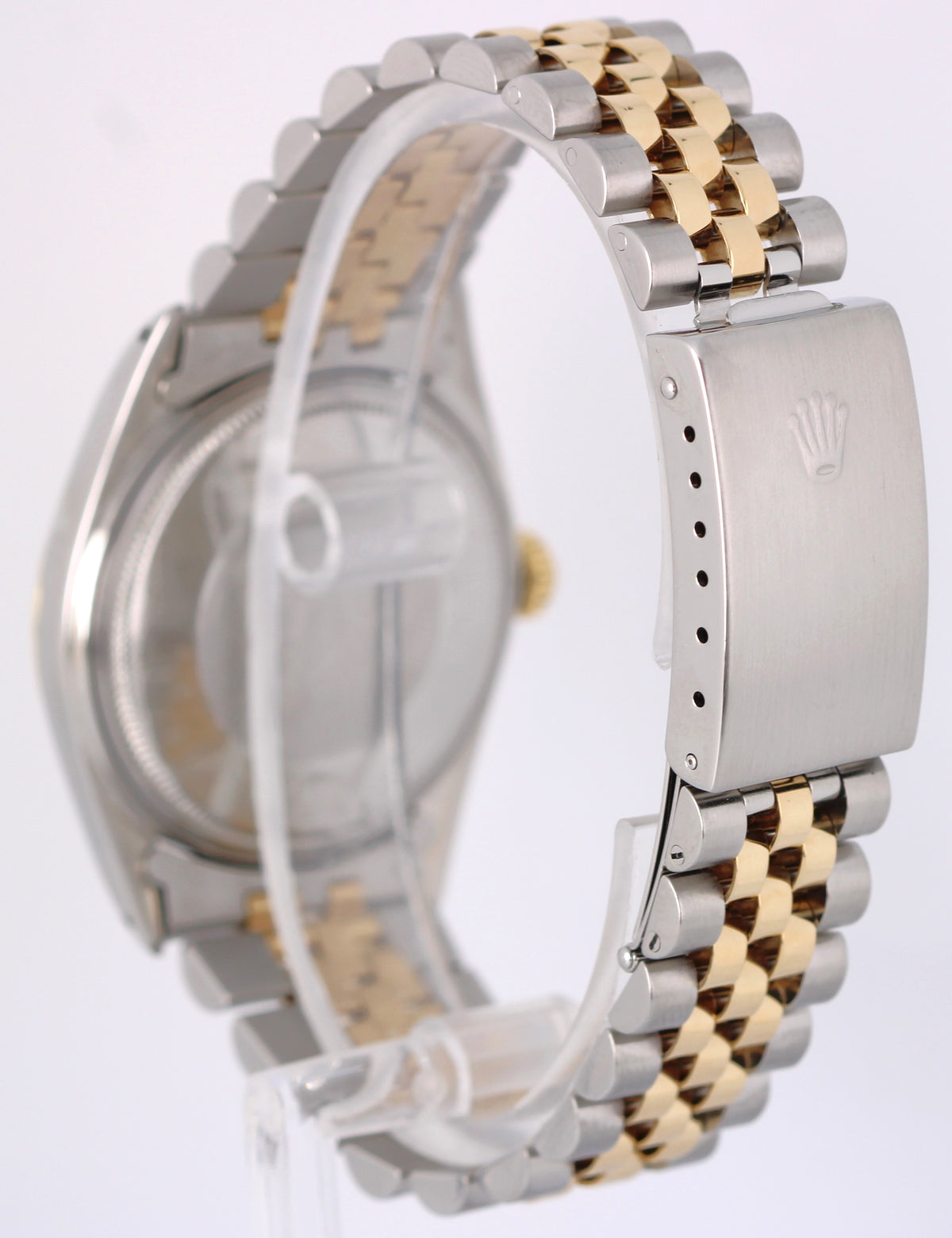 Vintage Rolex Datejust 1601 Two-Tone 18k Gold Steel Champagne Diamond 36mm Watch