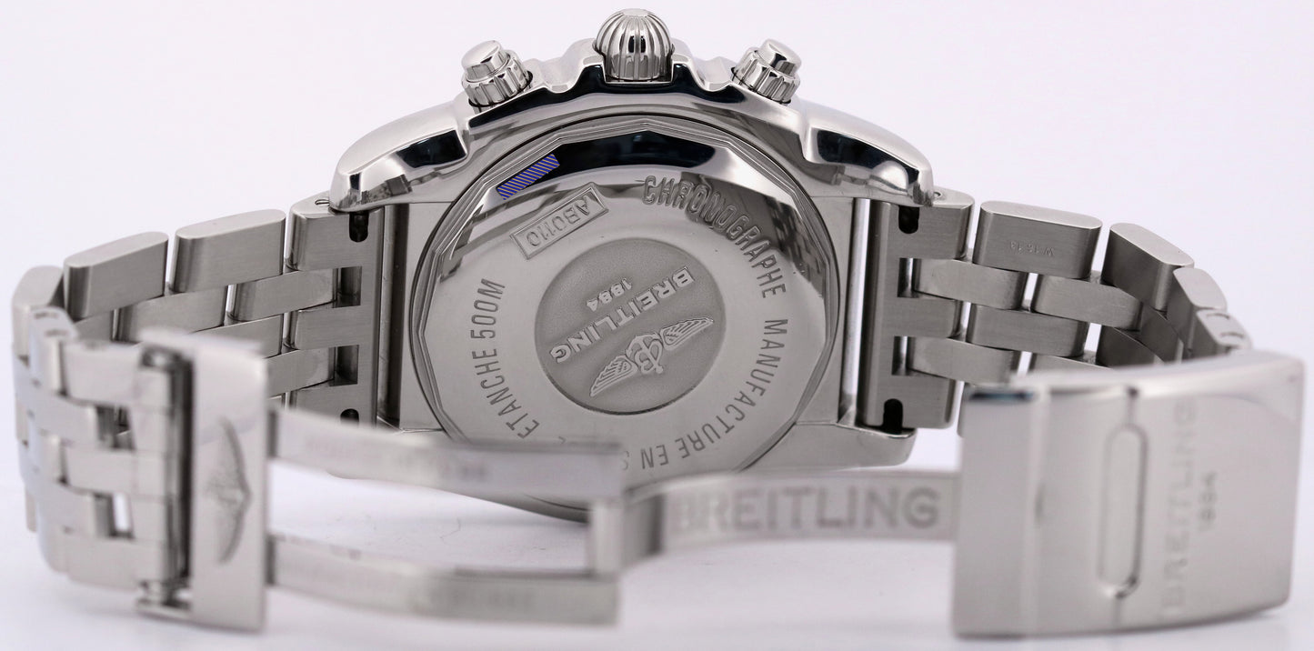Breitling Chronomat BLACK Stainless Steel Chronograph Automatic 44mm AB0110