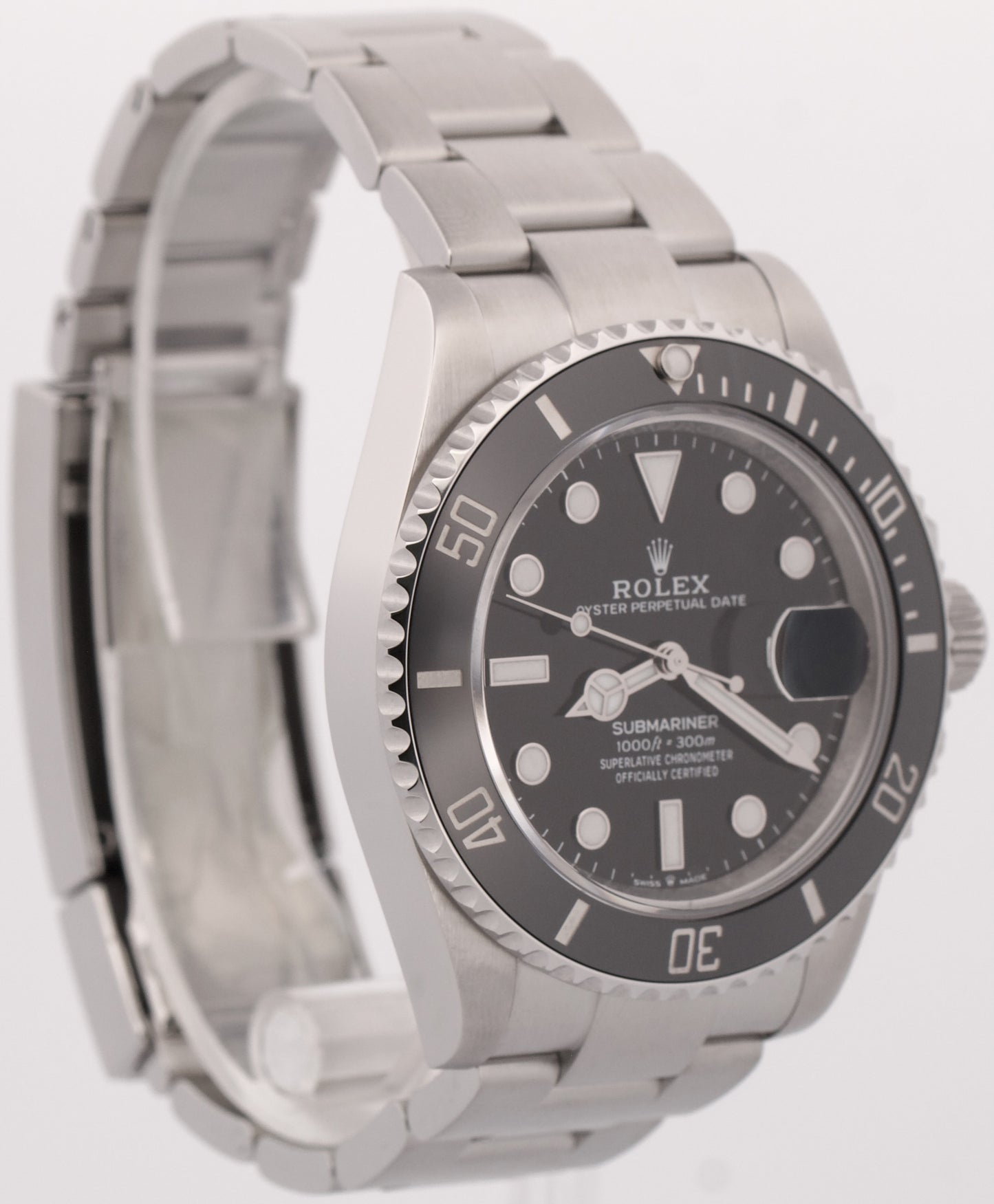 2024 PAPERS Rolex Submariner Date BLACK Ceramic Steel 41mm 126610 LN Watch BOX