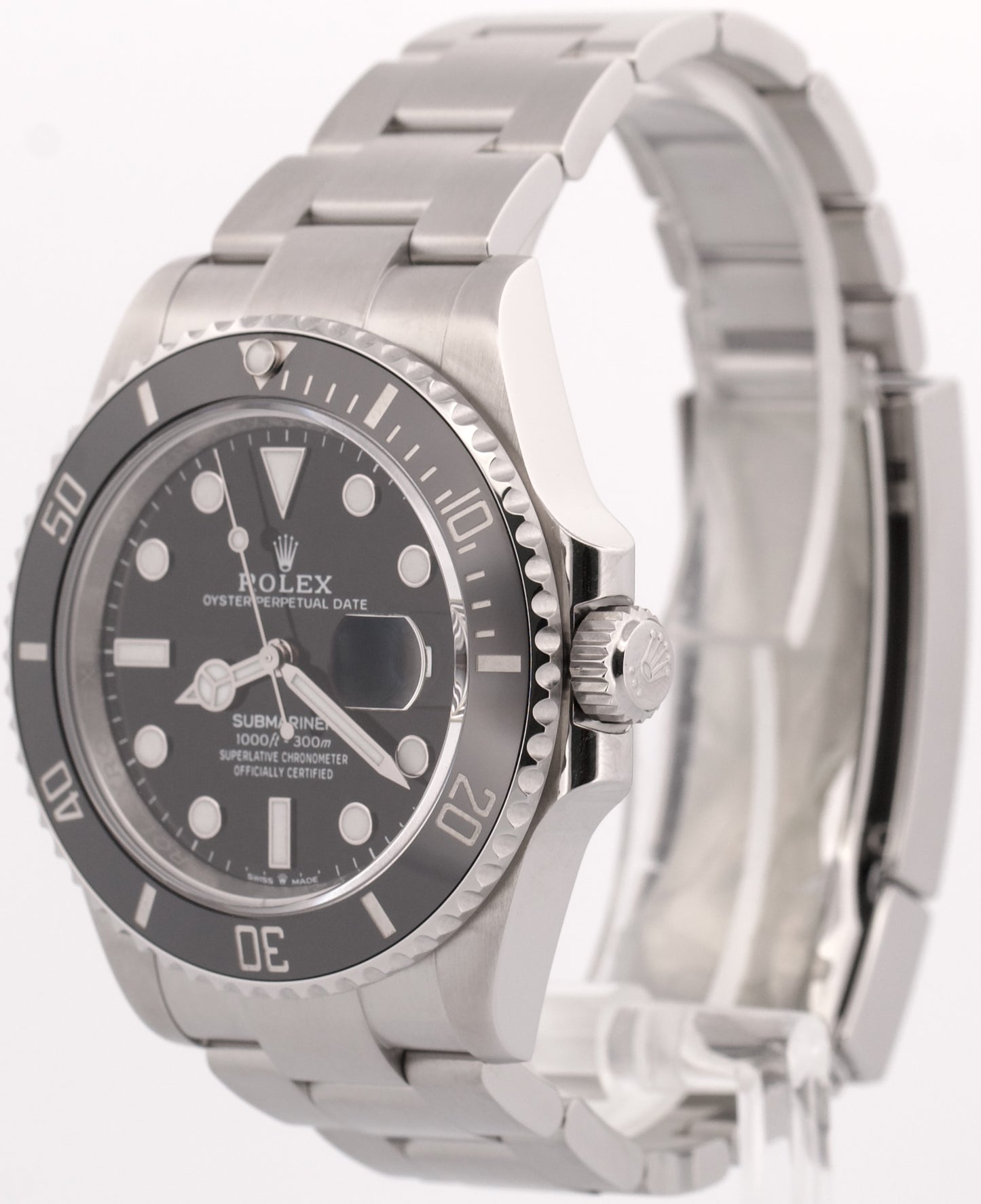 2024 PAPERS Rolex Submariner Date BLACK Ceramic Steel 41mm 126610 LN Watch BOX