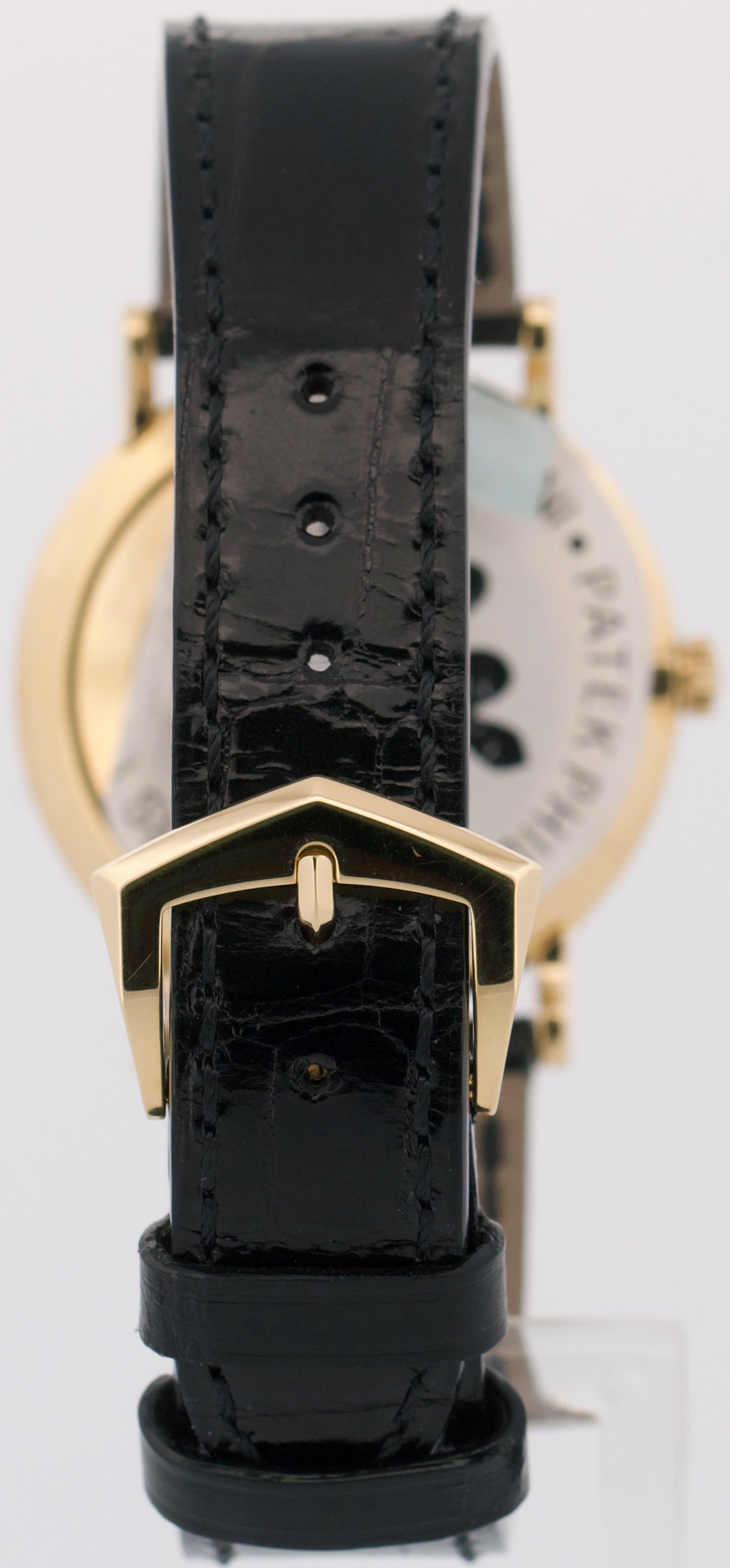 Patek Philippe Calatrava 33mm White Roman TIFFANY Manual 18K Yellow Gold 3919J