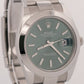 UNWORN 2026 PAPERS Rolex DateJust 41 MINT GREEN Steel OYSTER 41mm 126300 BOX
