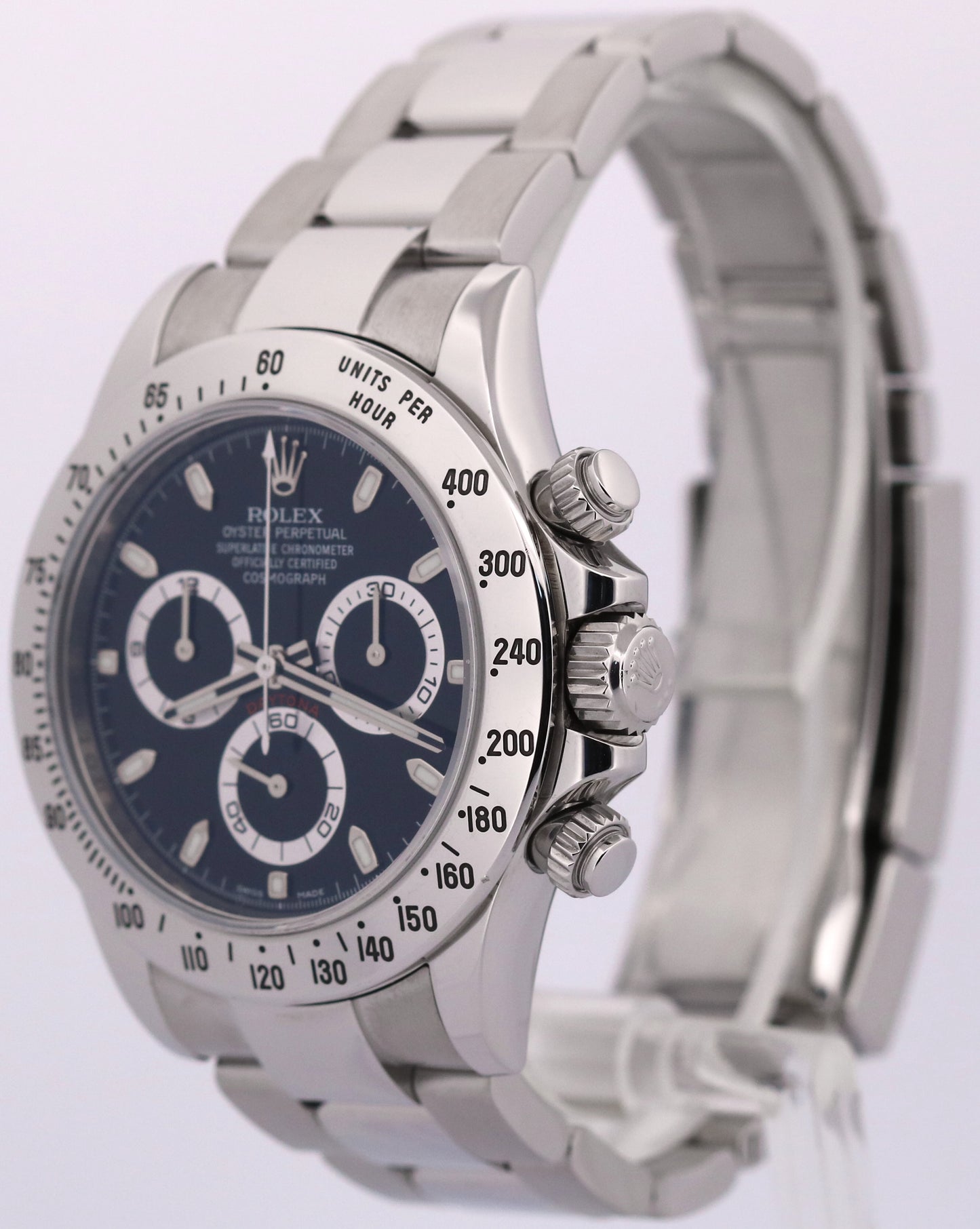 2015 PAPERS Rolex Daytona Cosmograph BLACK Stainless Steel 40mm 116520 Watch BOX