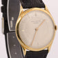 VINTAGE Patek Philippe Calatrava 33mm IVORY Manual 18K Yellow Gold Leather 2507