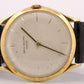 VINTAGE Patek Philippe Calatrava 33mm IVORY Manual 18K Yellow Gold Leather 2507