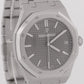 MINT Audemars Piguet Royal Oak Gray RHODIUM 41mm Stainless Steel 15500ST Watch