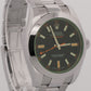 Rolex Milgauss BLACK Green Stainless Steel 40mm OYSTER Automatic 116400 GV Watch
