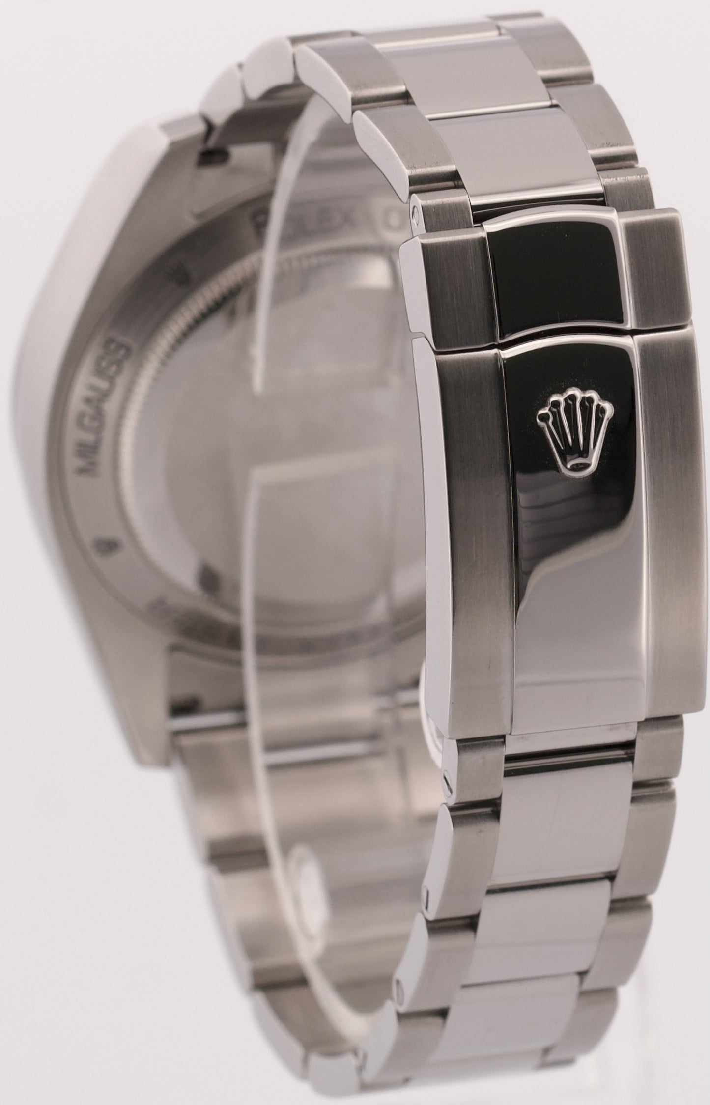 Rolex Milgauss BLACK Green Stainless Steel 40mm OYSTER Automatic 116400 GV Watch